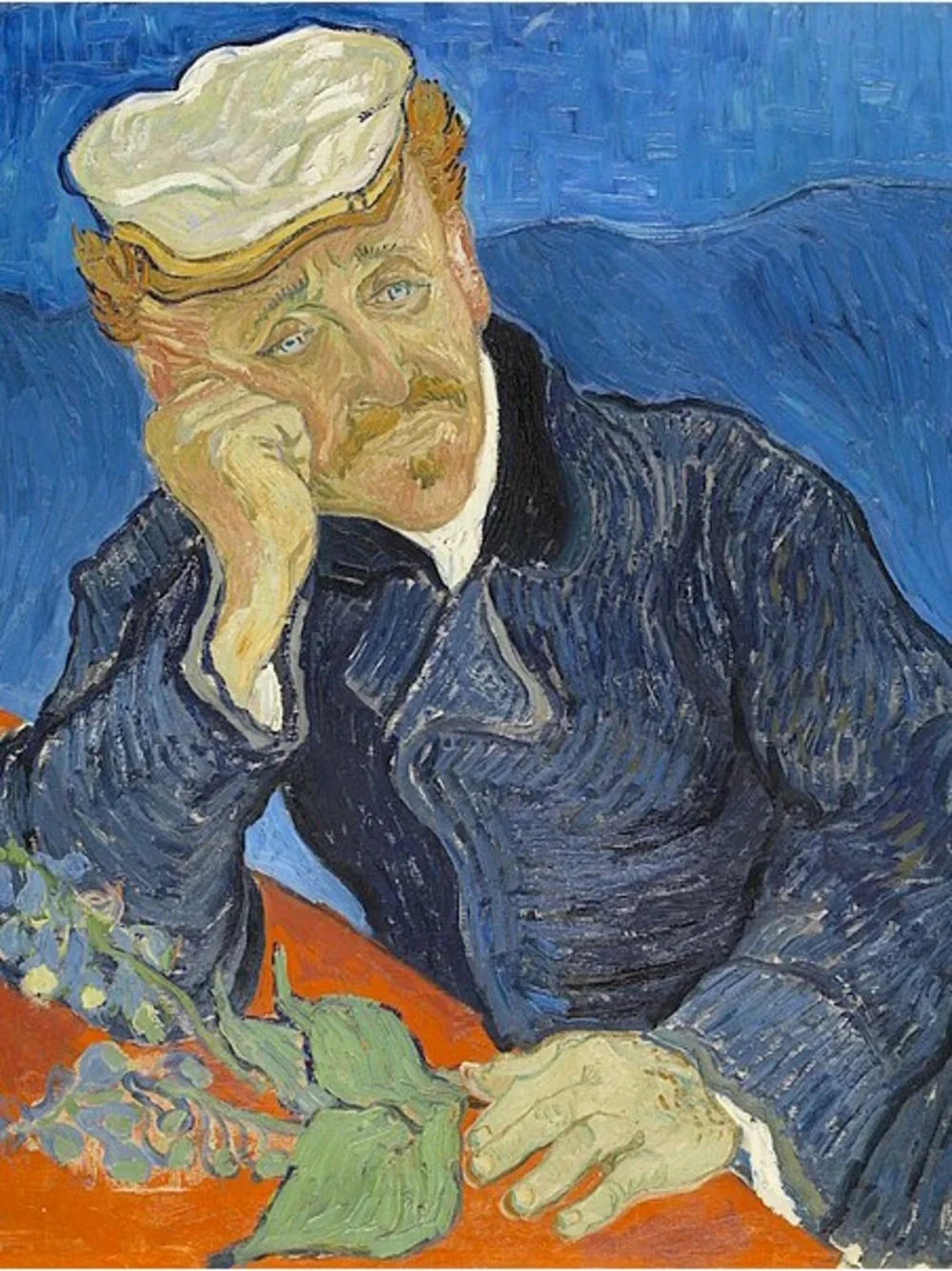 Van Gogh’s “Portrait of Dr. Gache” in Mini Cross Stitch Art - Picture 4 of 4